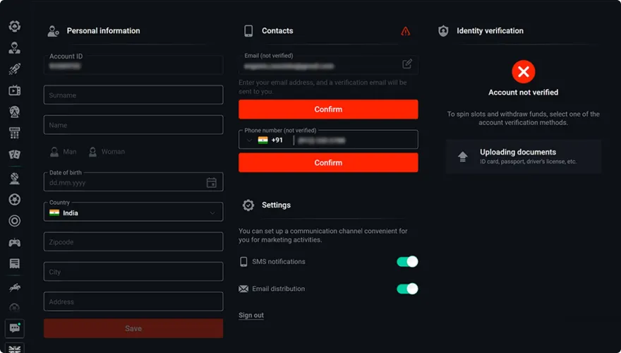 Pin-Up Casino Account Verification